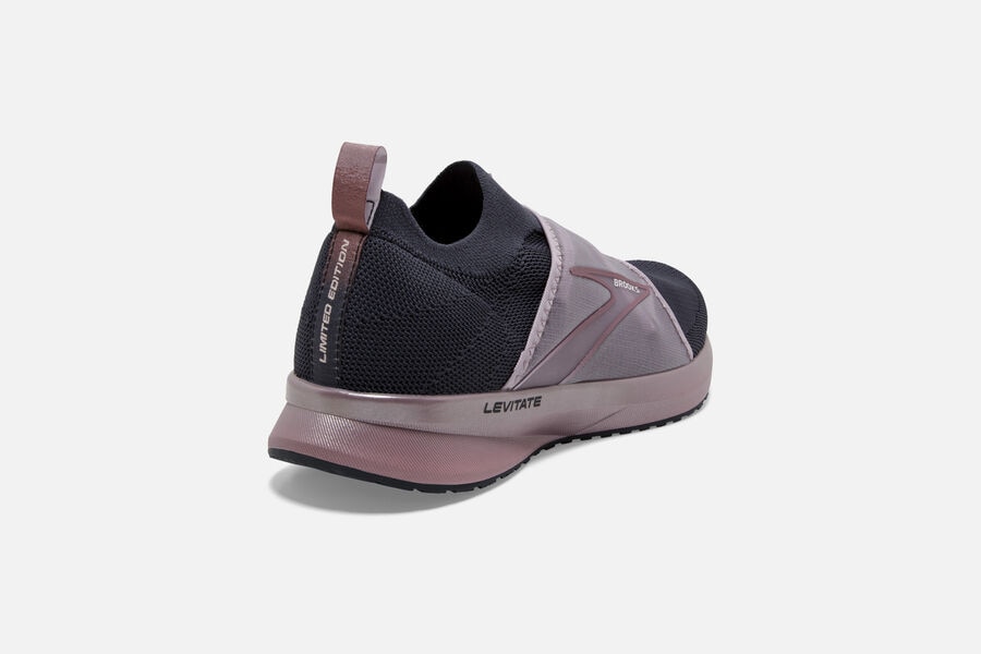 Brooks Levitate 4 Le Road Loopschoenen Dames - Zwart/Roze - 874912AWY